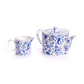 Millefleur fine bone china teapot & milk jug