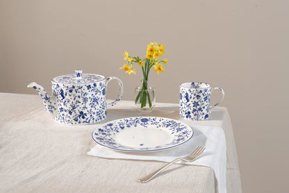Millefleur fine bone china teapot & milk jug